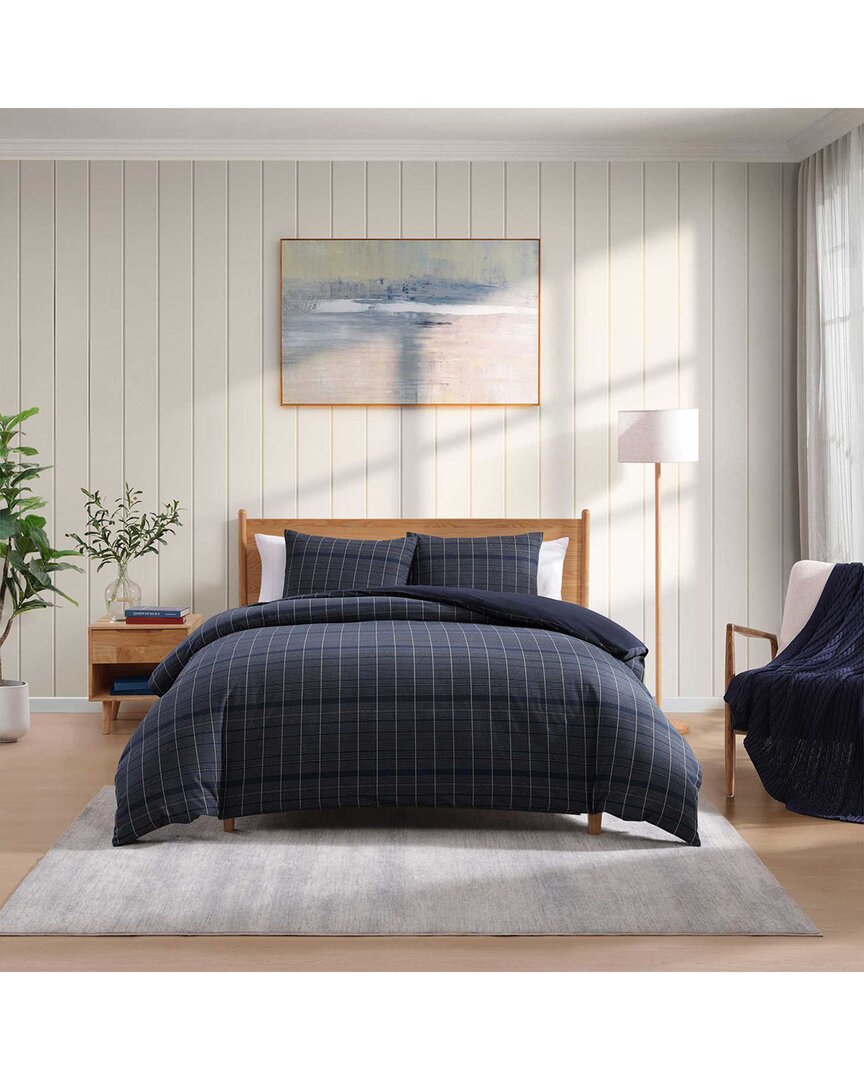 Tommy Hilfiger Cold Spring Duvet Set In Black