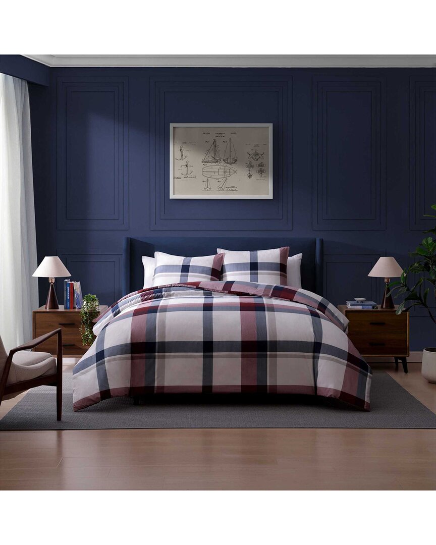Tommy Hilfiger Prospect Park Plaid 100% Cotton Percale Comforter Set In Multi