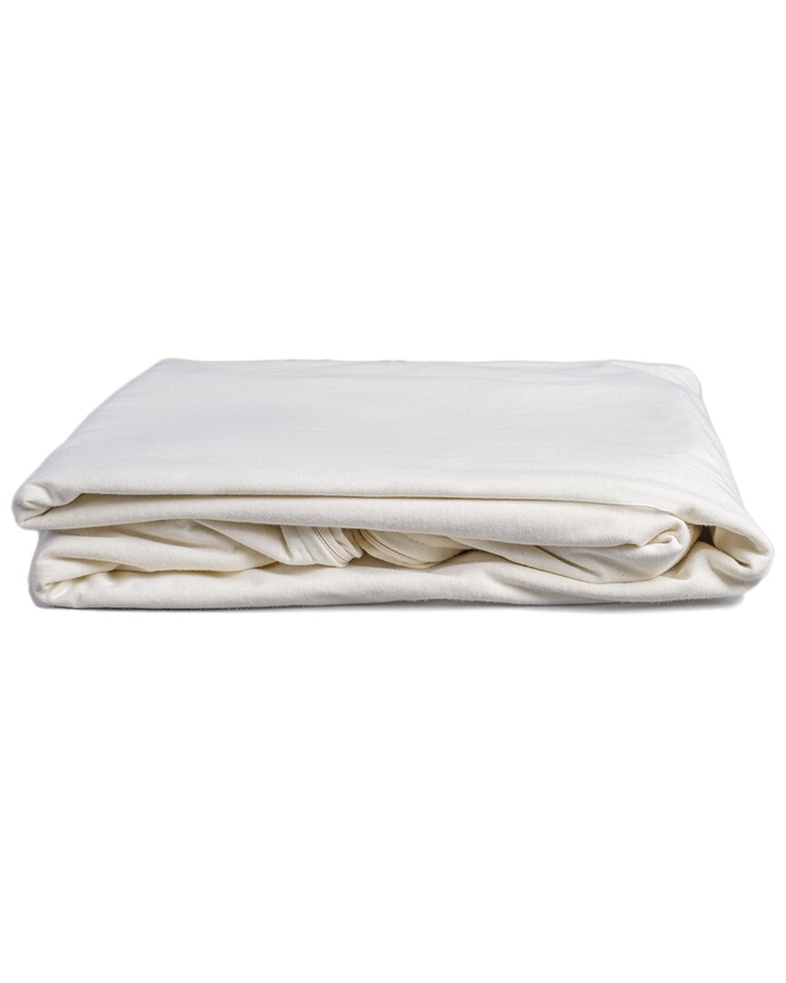 Sleep & Beyond Organic Cotton Waterproof Mattress Encasement In Ivory