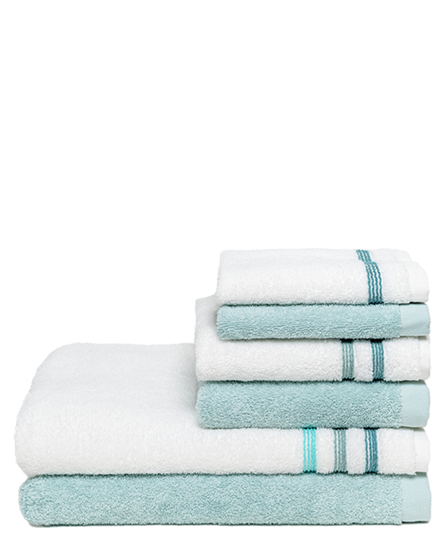 Ozan Premium Home Sweet Home Collection 6pc Turkish Cotton Towel Set