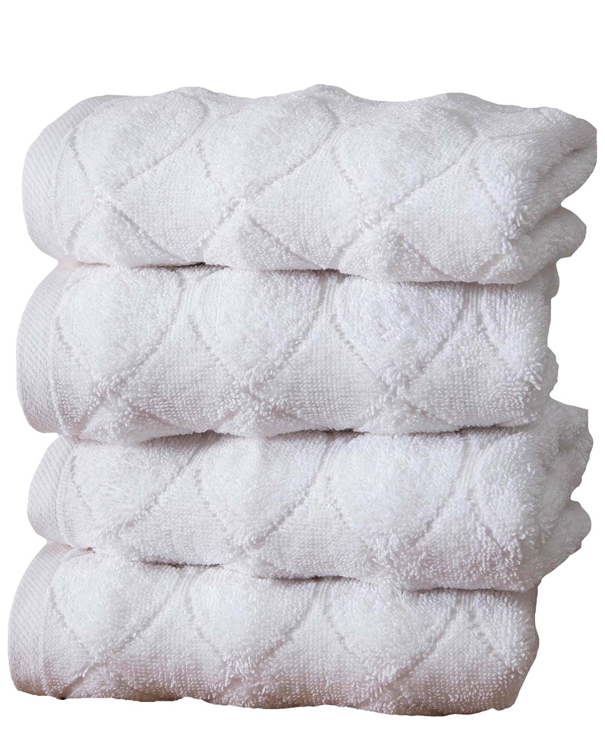 Ozan Premium Home Esperance Collection 4pc Hand Towel Set