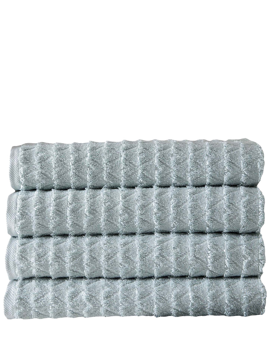 Ozan Premium Home Azure Collection 4pc Bath Towels