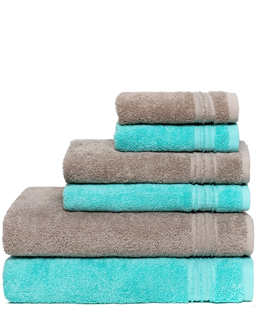 Ozan Premium Home Rainbow Collection 6pc Towel Set