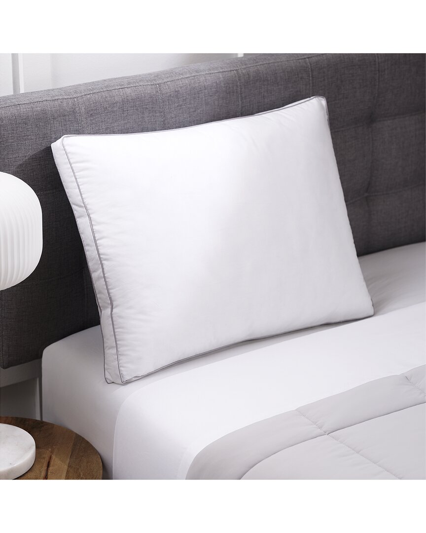 Sleep Style Pillow For Side Sleeper With All Around Gusset In White