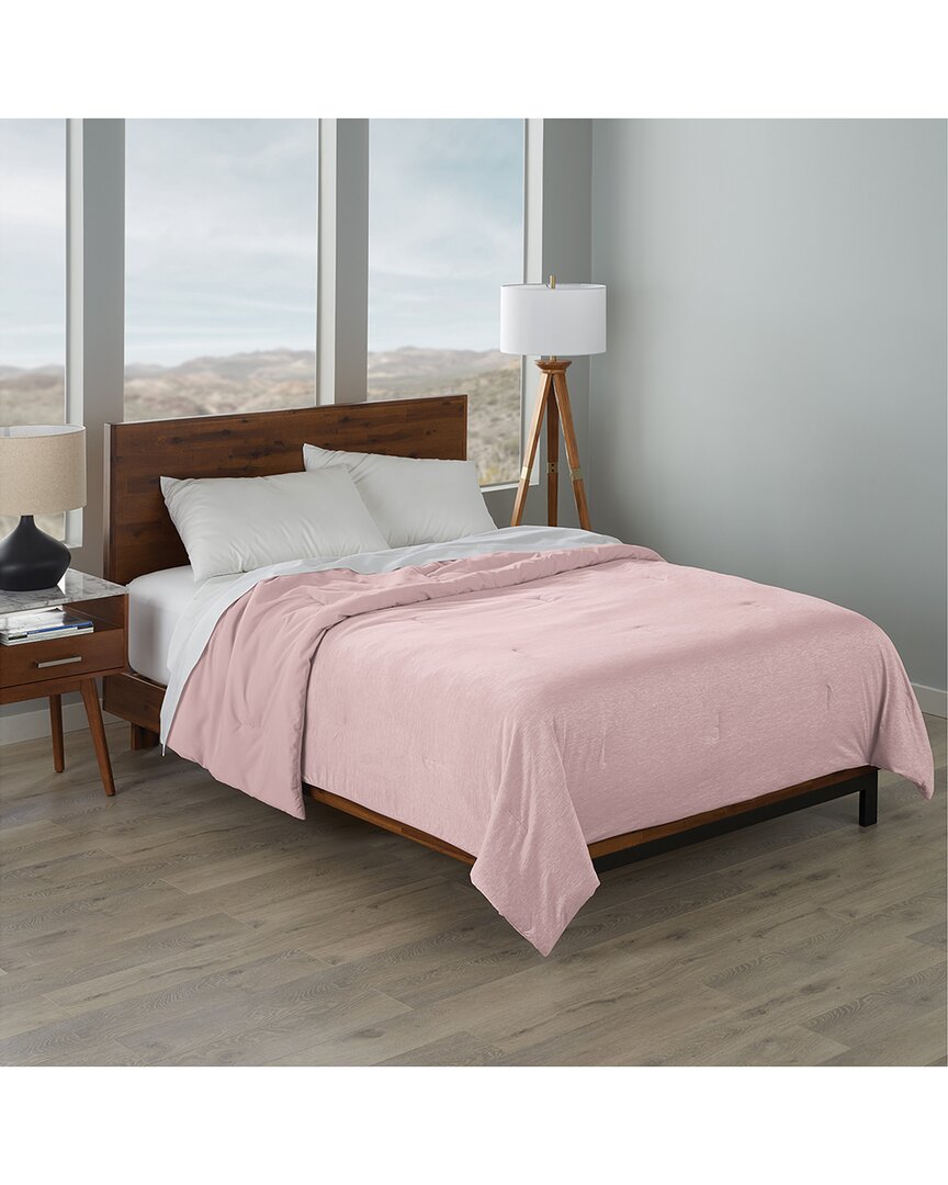 Shop Ella Jayne Cooling Jersey Down-alternative Comforter In Pink