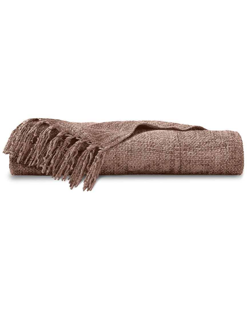 Ella Jayne Chenille Throw Blanket In Brown
