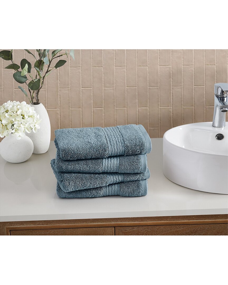Cannon Cotton Tencel™ 4-pack Hand Towel In Blue