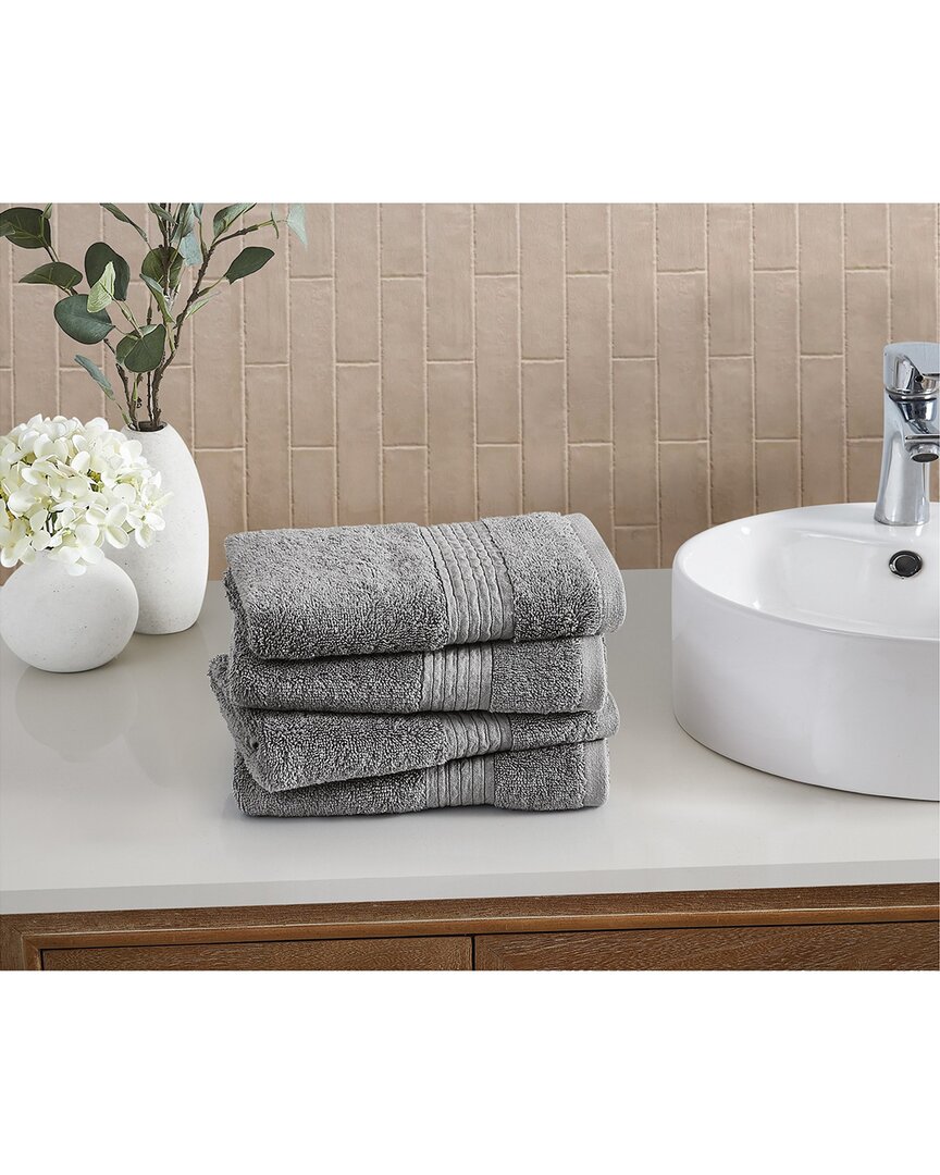 Cannon Cotton Tencel™ 4-pack Hand Towel In Gray