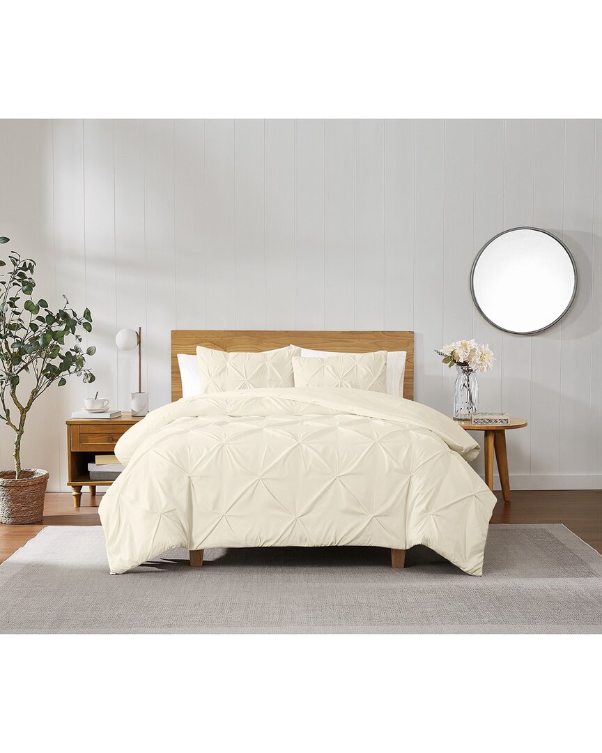 Truly Soft Pleated Comforter Set In Neutral