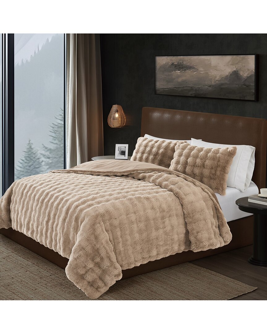 Frye Bubble Comforter Set In Neutral