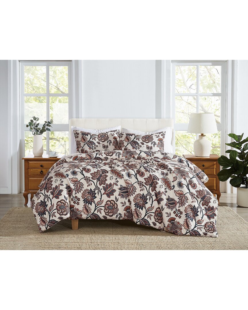Cannon Chloe Jacobean Duvet Cover Set In Multi