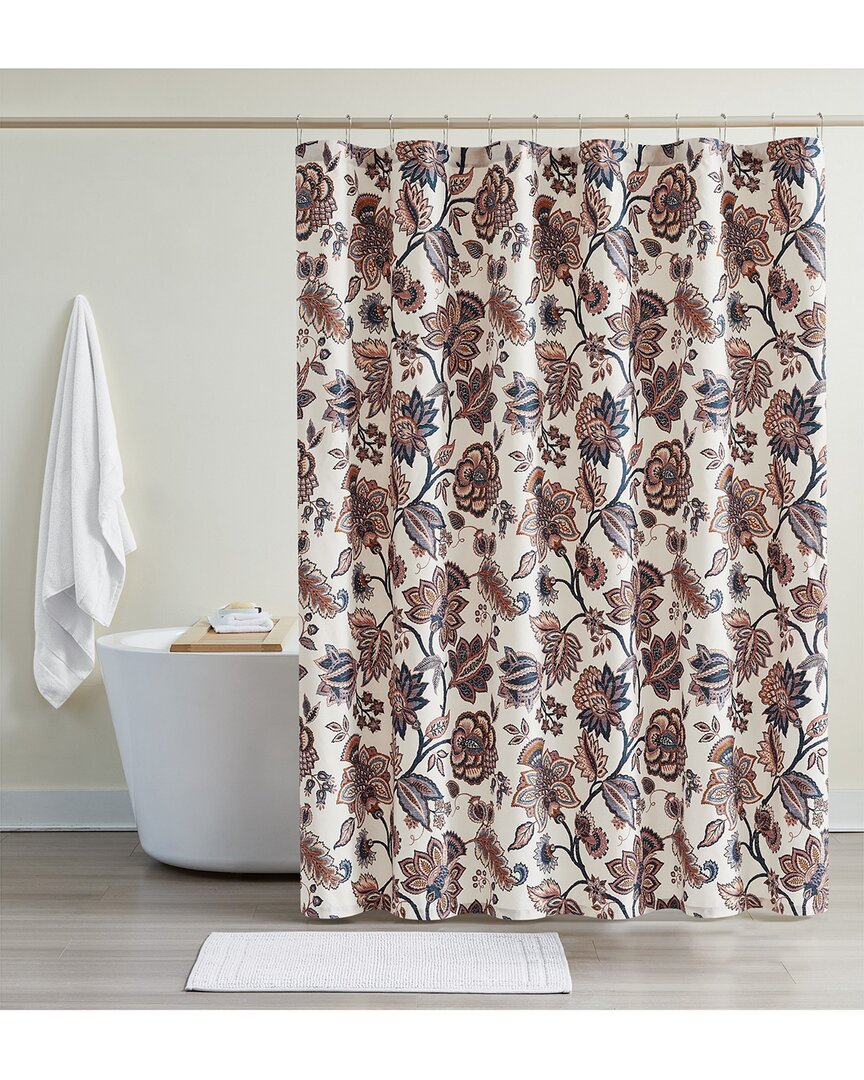 Cannon Chloe Jacobean Shower Curtain In Multi