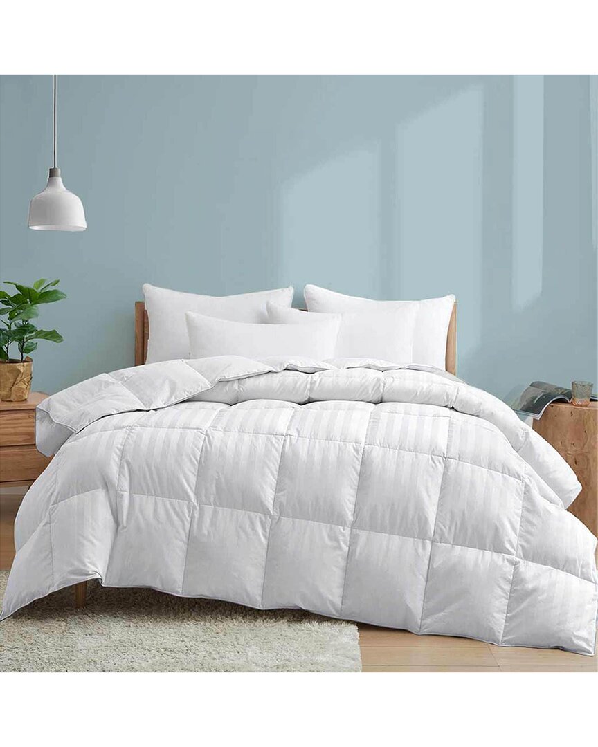 Unikome 500 Thread Count 100% Cotton All Season White Goose Fiber Comforter