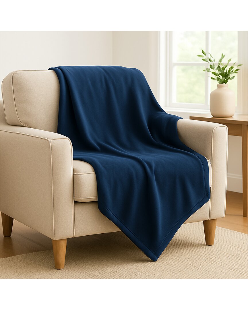 Blanquil Ella Jayne 15lbs Weighted Anti-anxiety Blanket In Blue