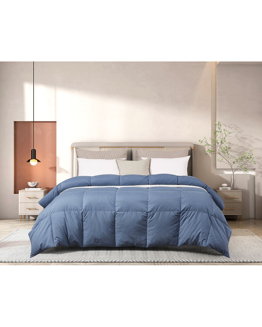 Beautyrest All-season Feather & Down Comforter In Blue
