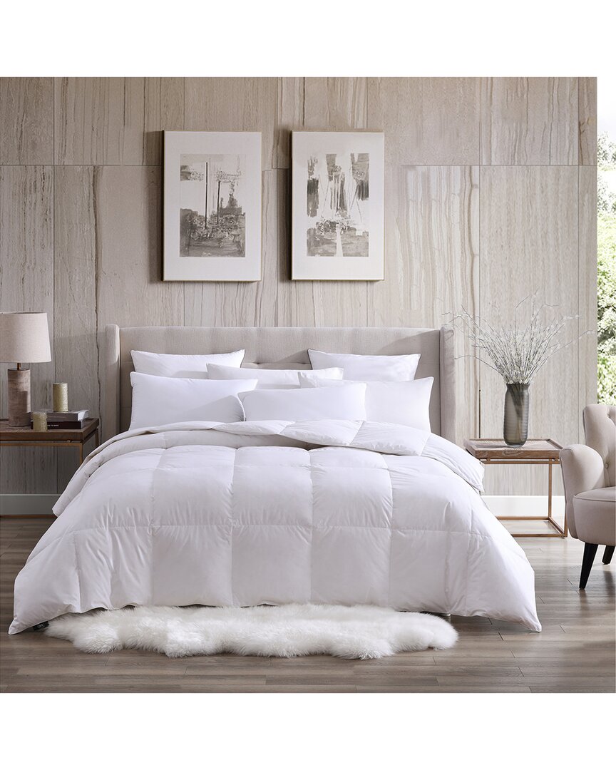 Serta Heiq Cooling Feather & Down All-season Comforter In White