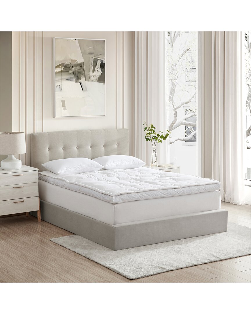 Serta ¨ Heiq Cooling 3in Down-top Featherbed In White