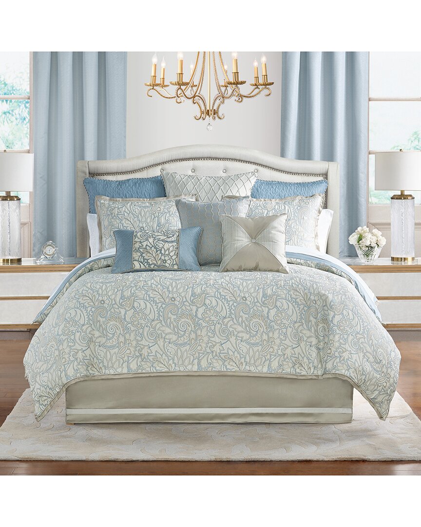 Waterford Springdale 6pc Comforter Set In Blue