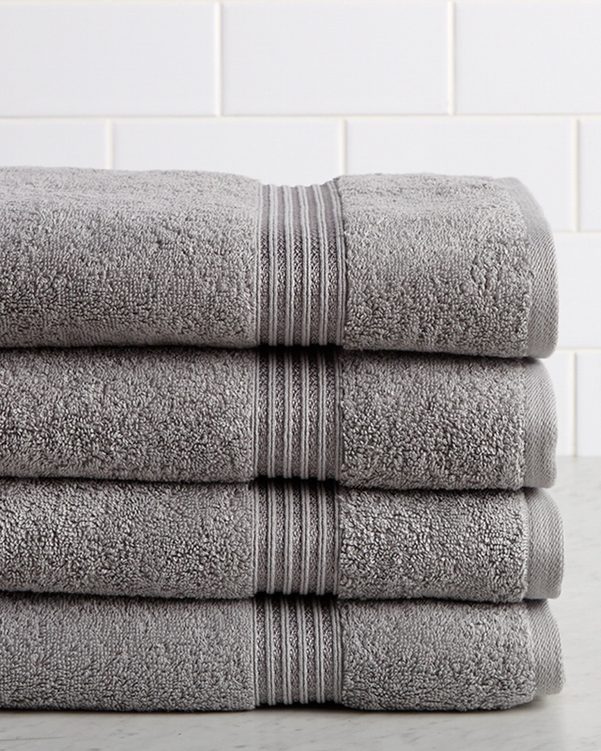 Superior Solid Soft 4pc Absorbent Bath Towel Set