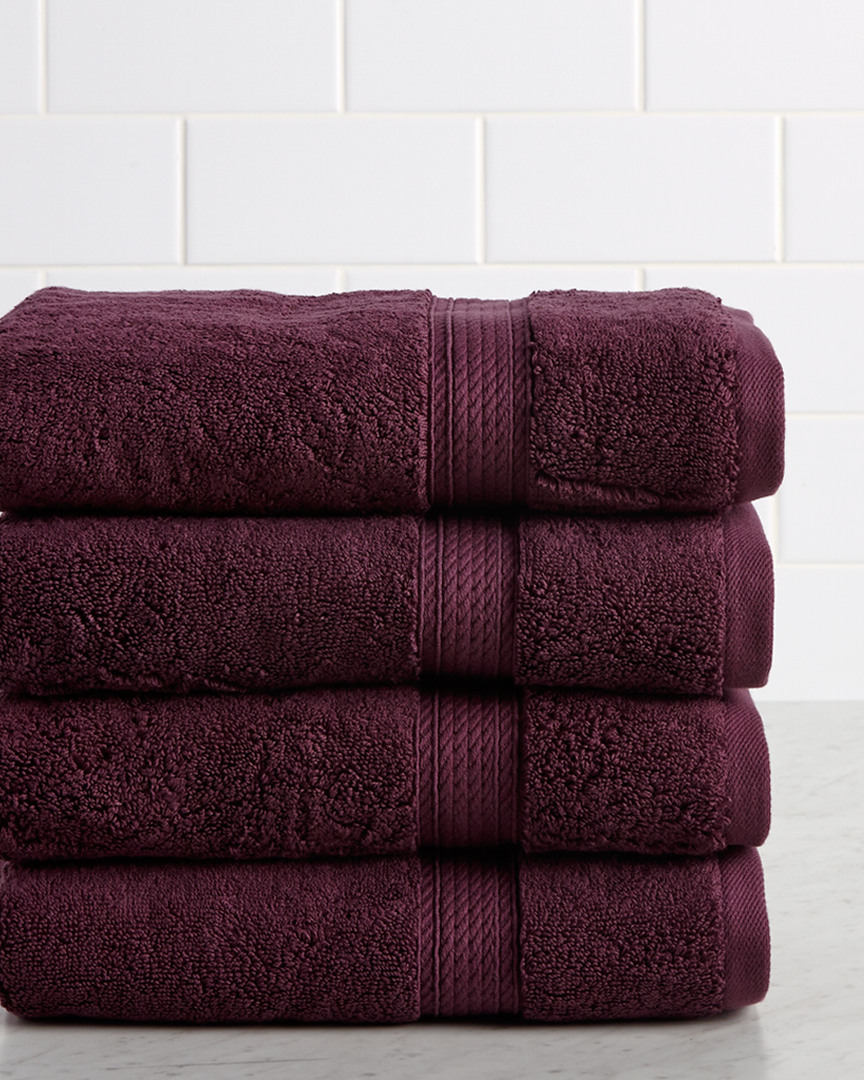 Superior Highly Absorbent 4pc Ultra Plush Hand Towel Set