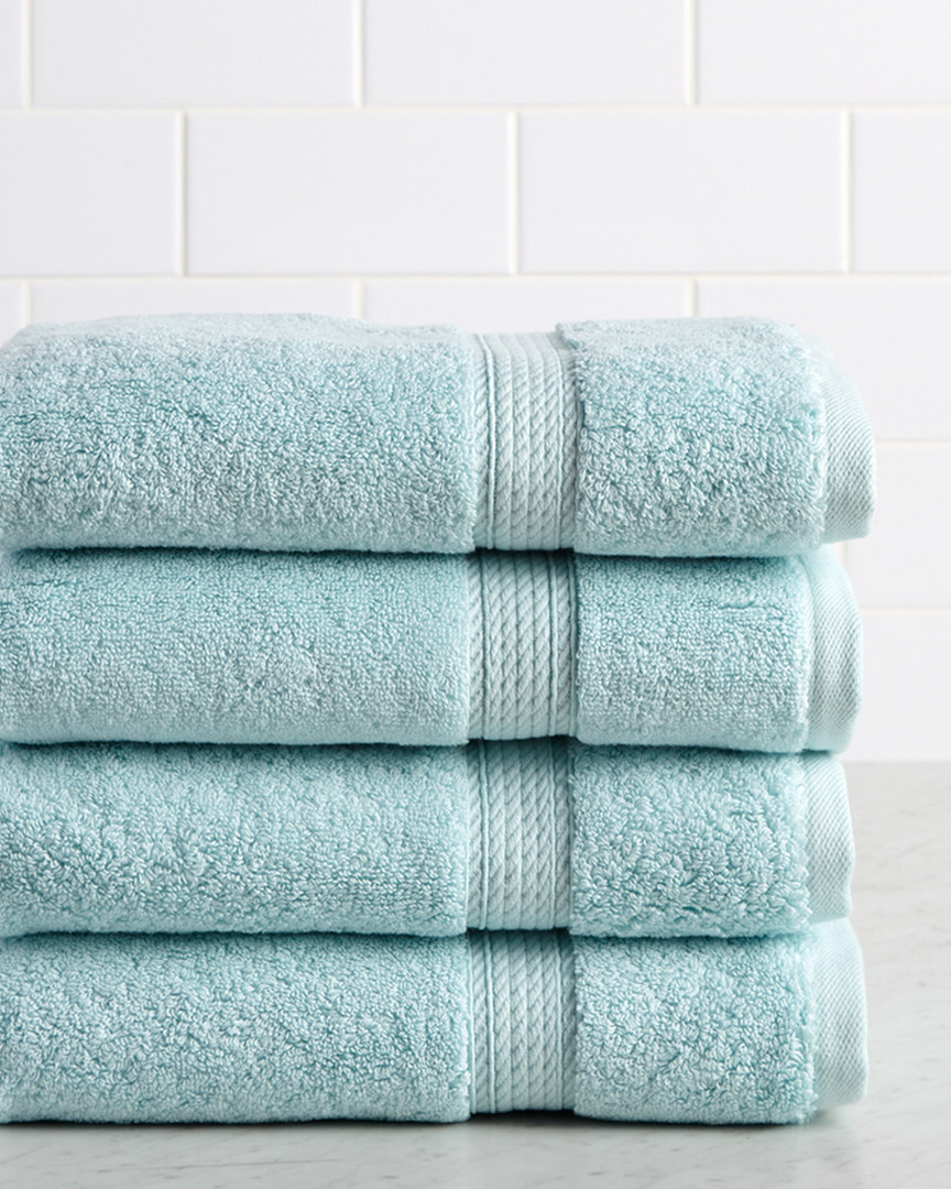Superior Highly Absorbent 4pc Ultra Plush Hand Towel Set