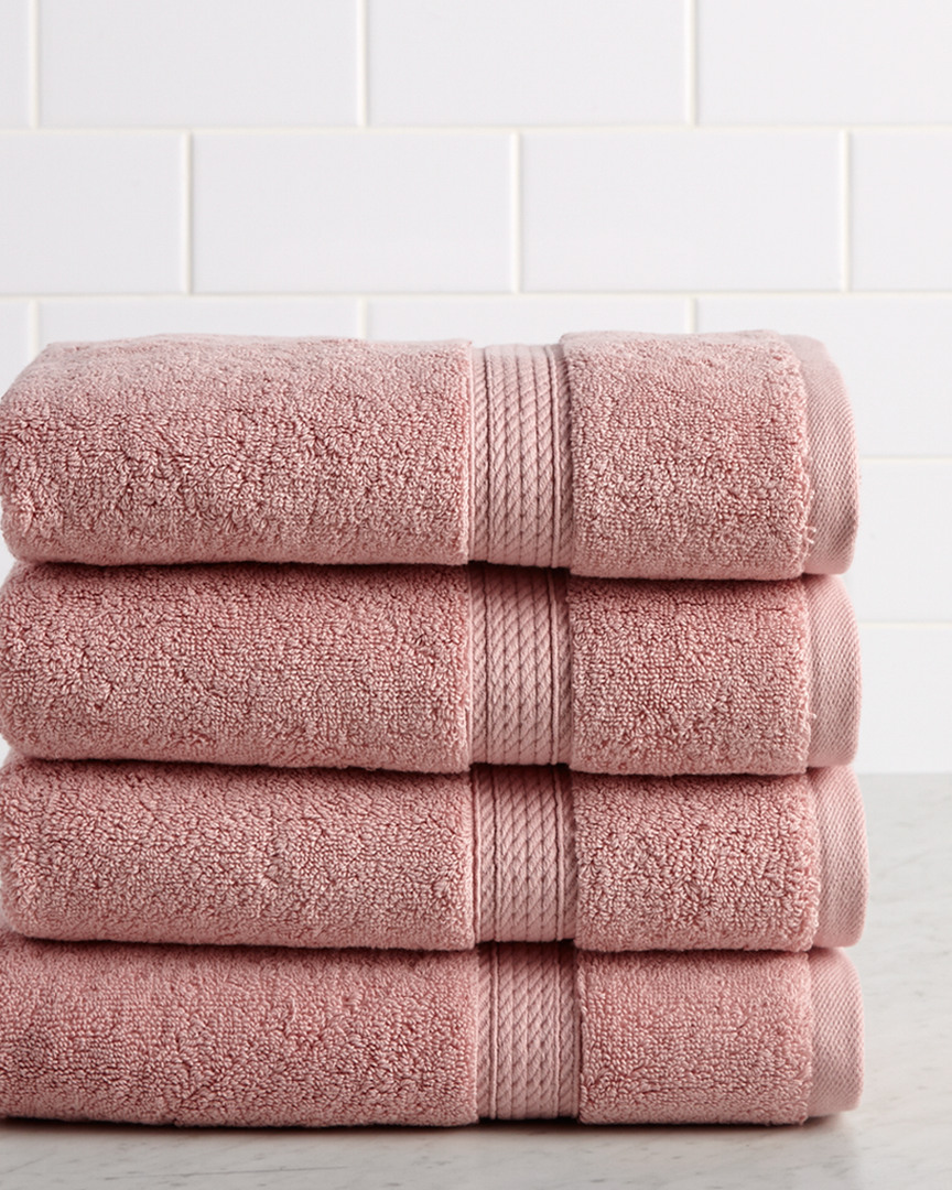 Superior Highly Absorbent 4pc Ultra Plush Hand Towel Set