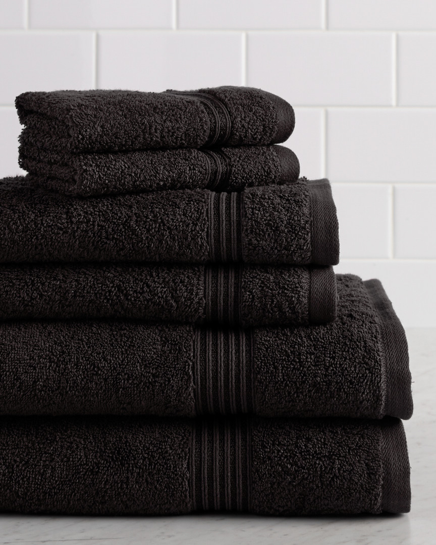 Superior Solid Soft 6pc Absorbent Towel Set