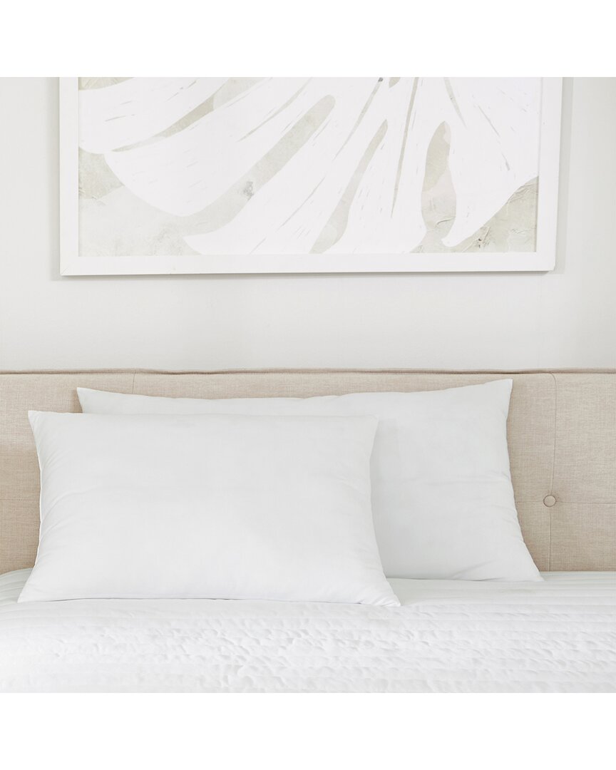 Home Collection Set Of 2 Plush Bed Pillows In White