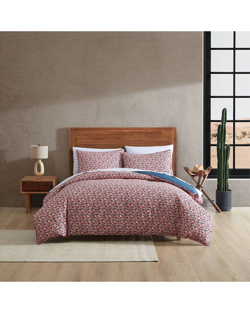 Shop Wrangler Prairie Floral Comforter Bedding Set In Red