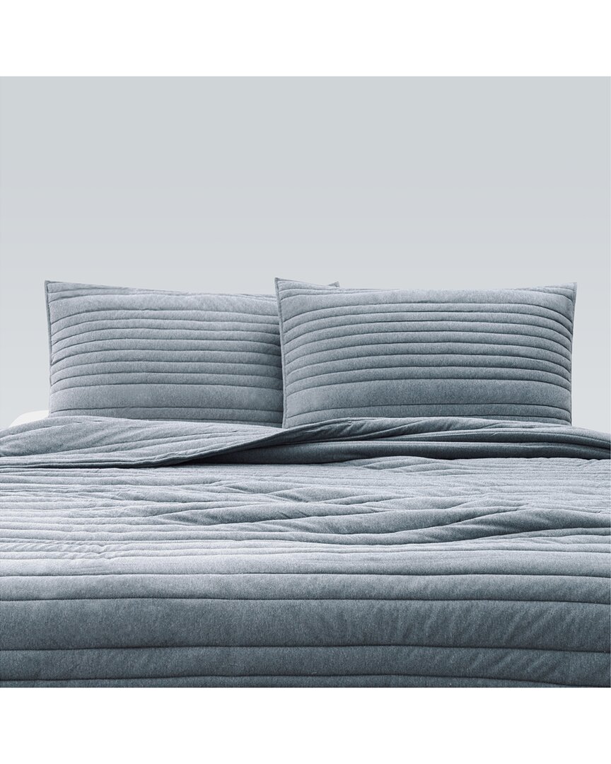 Danskin Liquidity Asana King Quilt Set In Blue ModeSens