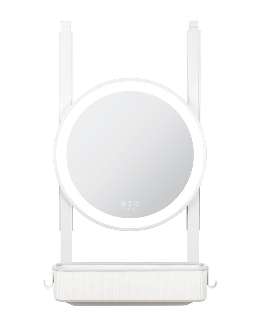 Zadro Over-the-door Led Lighted Styling Station In White