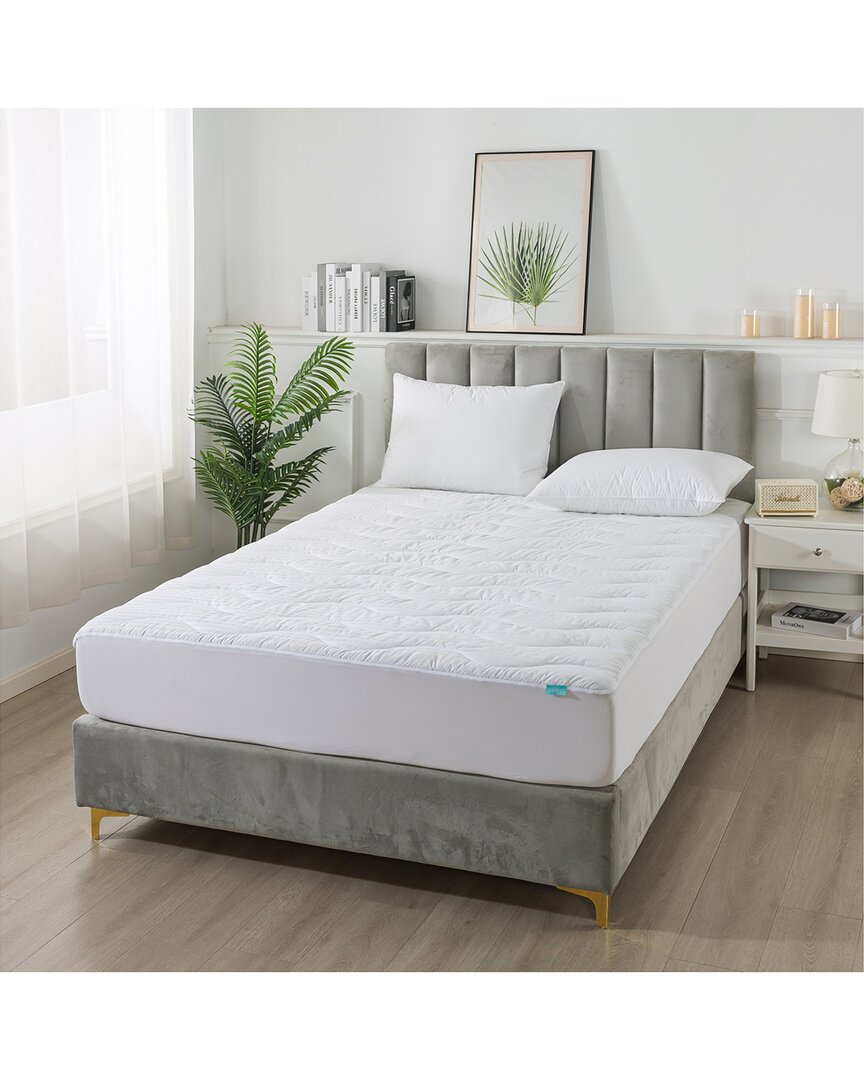 Waverly 180 Thread Count Waterproof Wave Stitched Mattress Pad