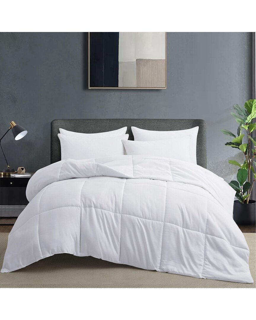 Unikome All-seasons Ultra Soft Down Alternative Comforter In White