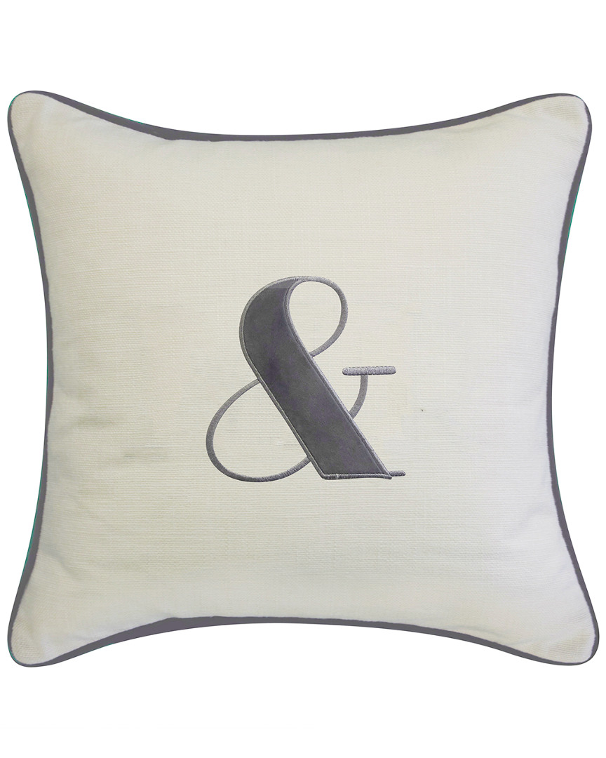 Edie Home Celebrations Embroidered & Decorative Pillow In Multi
