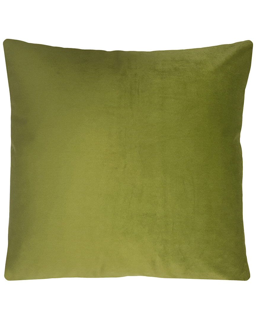 Edie Home Luxe Velvet Decorative Pillow In Multi