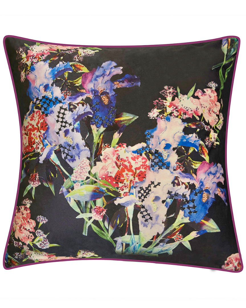 Edie Home Iris Decorative Throw Pillow In Multi