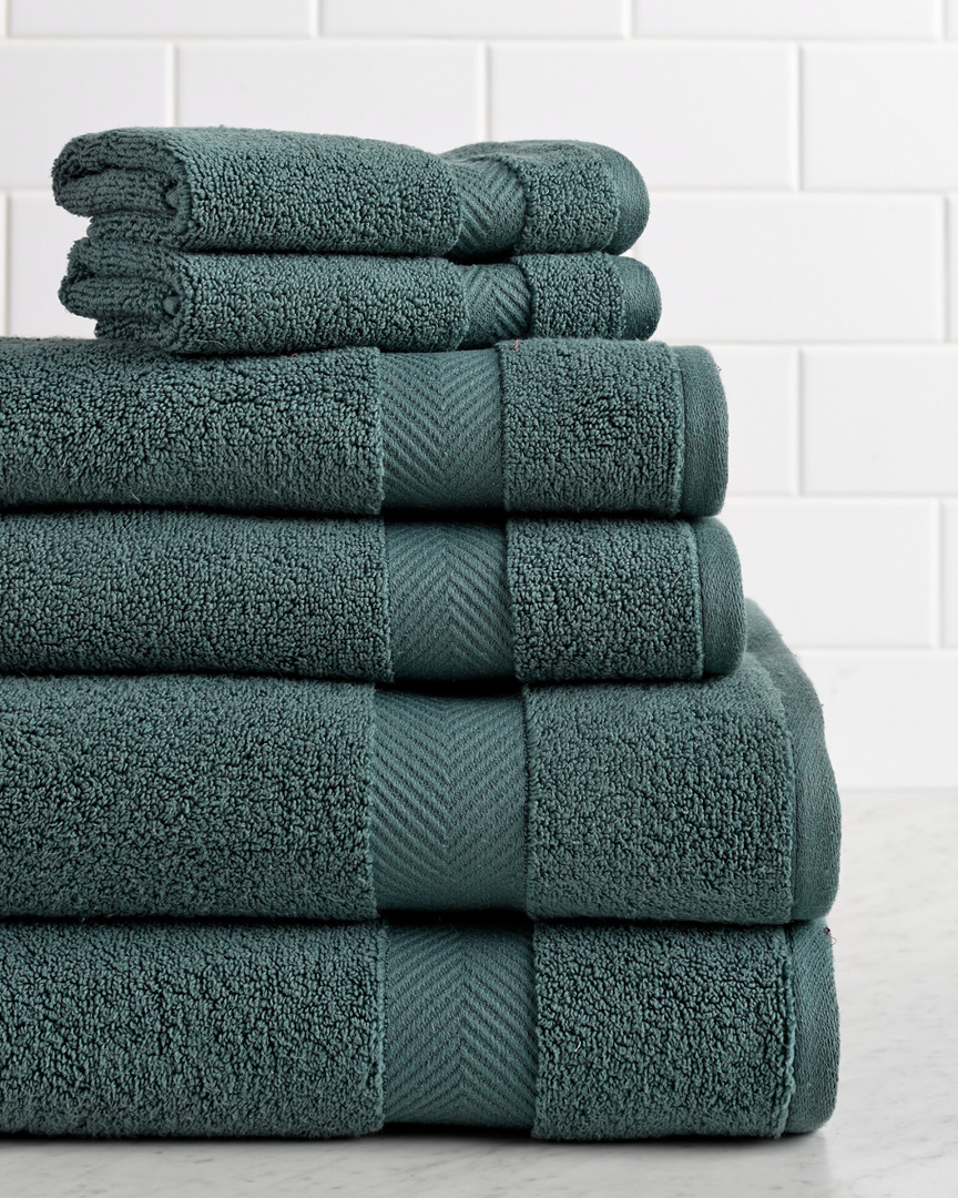 Superior Highly Absorbent Zero Twist 6pc Towel Set