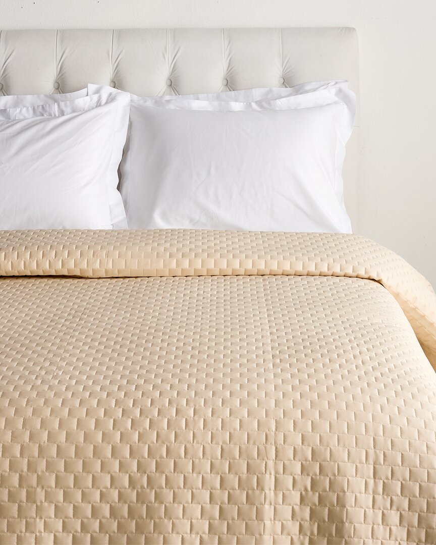 Dea Italian Linens 300 Thread Count Vienna Cotton Sateen Quilt