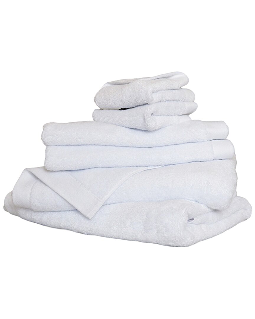 Rest And Reset Rest & Reset Oasis Towels 6pc Towel Set In White