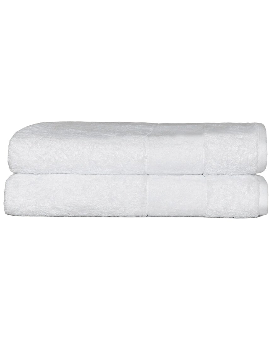 Rest And Reset Rest & Reset Ritual Towel 2pc Bath Sheet Set In White