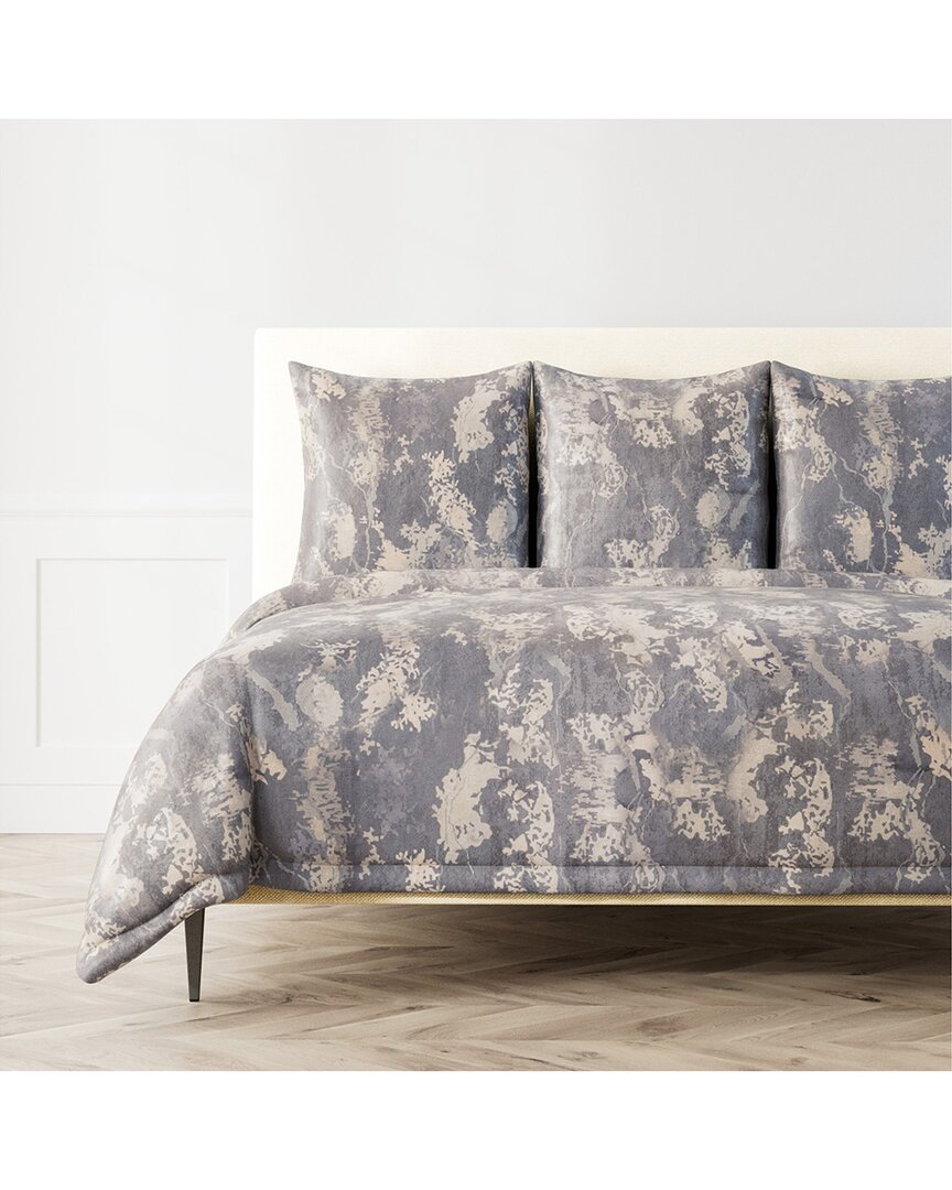 Ann Gish Cosmos Duvet In Gray