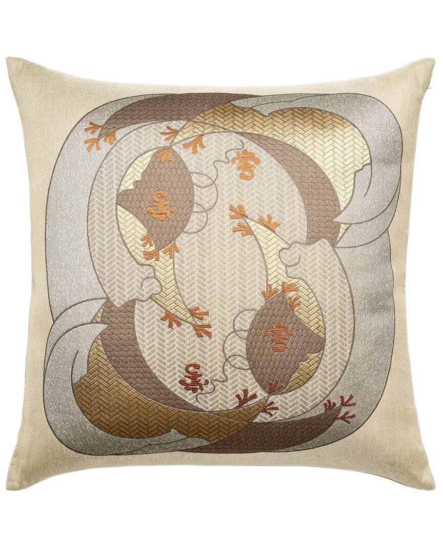 Ann Gish Kosode Pillow In White