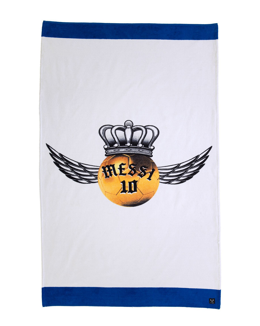 Image of The Messi Golden Ball Wing Beach Towel