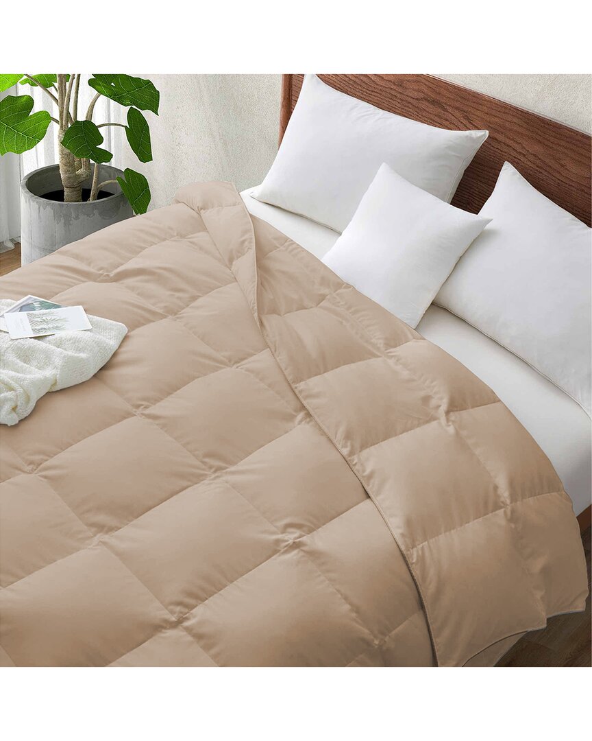 Unikome Lightweight Down Duvet Comforter In Brown