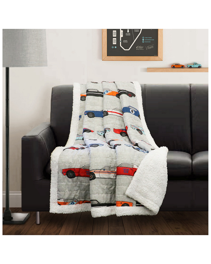 Lush Decor Race Cars Throw