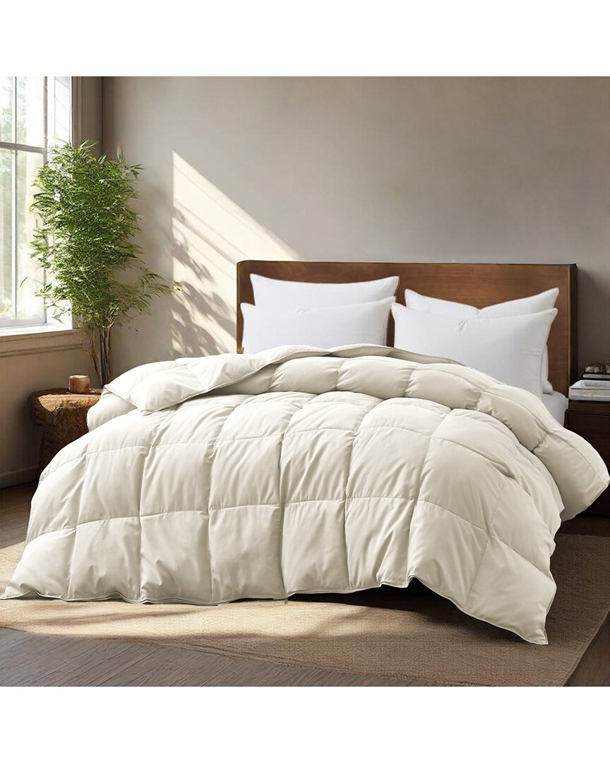 Unikome All-season Duvet Insert White Goose Feather Comforter