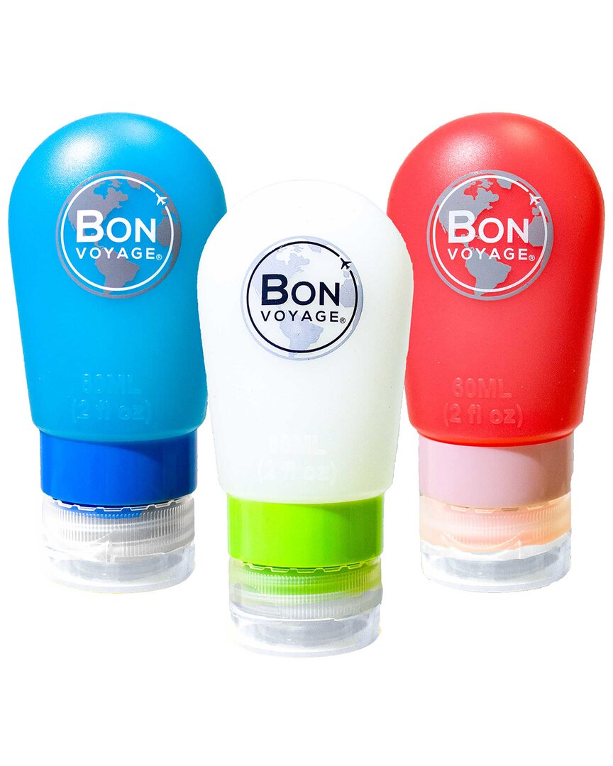 Bon Voyage 3pc Travel Bottles Sets In Multi