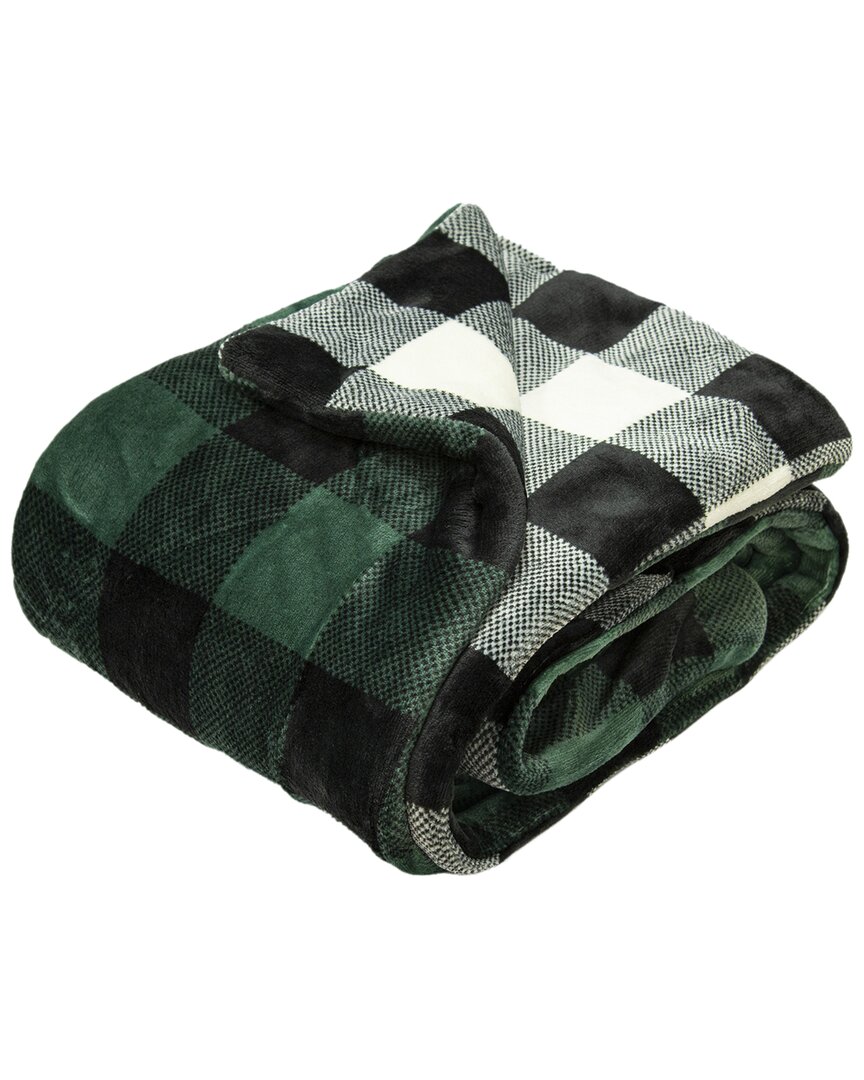 SUTTON HOME SUTTON HOME MANTOLOK PRINTED VELVET THROW