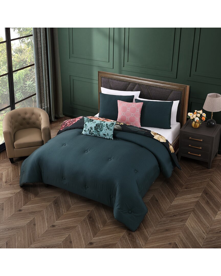 Bebejan Botanical Birds Reversible Comforter Set