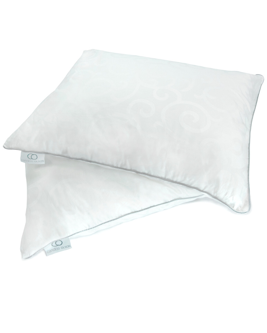 Allied Home Candice Olson Set Of 2 Down-alternative Pillows With Removable Cover